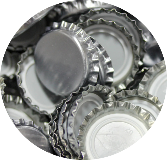 Aluminum bottle cap