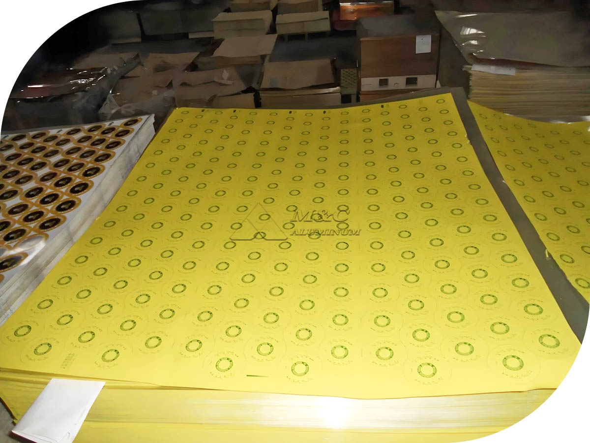 8011 Printed Aluminum Plate for Wine Bottle Caps