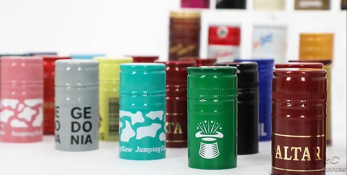 aluminum closure sheet for wine bottle caps