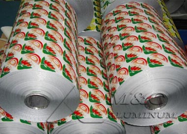 Yogurt lid aluminum foil