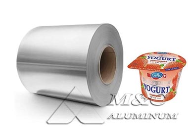 8011 O Temper Aluminum Foil for Sealing PET/PE Yogurt Cups
